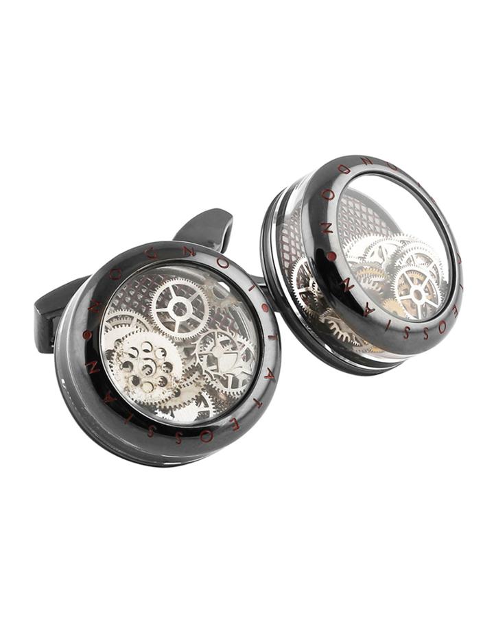 Men's Titanium Gear Cufflinks