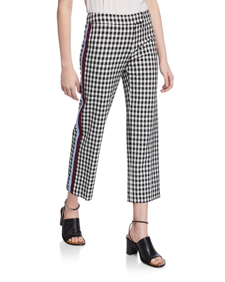 Straight-leg Trousers With Tuxedo