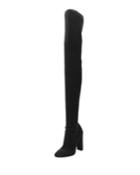 Thurlow Cuissard Knit Over-the-knee 105mm Boot, Black
