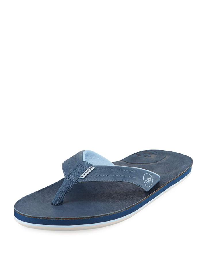 X Peter Millar Men's Leather Thong