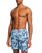 Men's Sano Palm Tree And Wave Printed