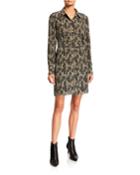 Edwidge Silk Printed Long-sleeve