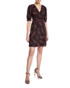 Meadow Short-sleeve Wrap Dress