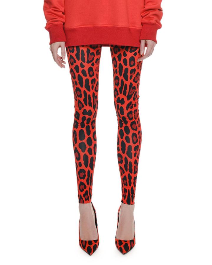 Jaguar-print Slim