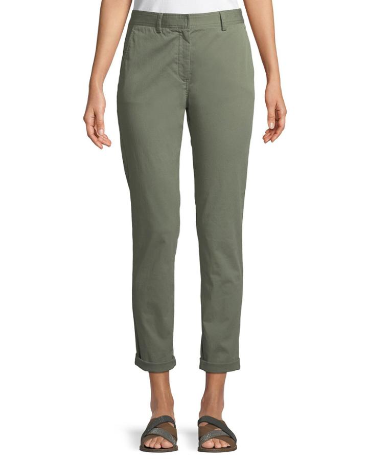 Boyfriend Casual Twill Pants