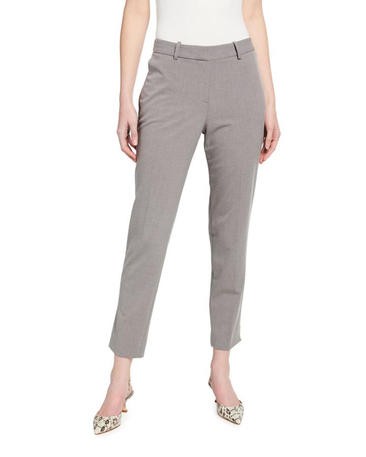 Bi-stretch Ankle Pants