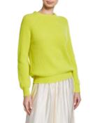Wool-cashmere Round-neck