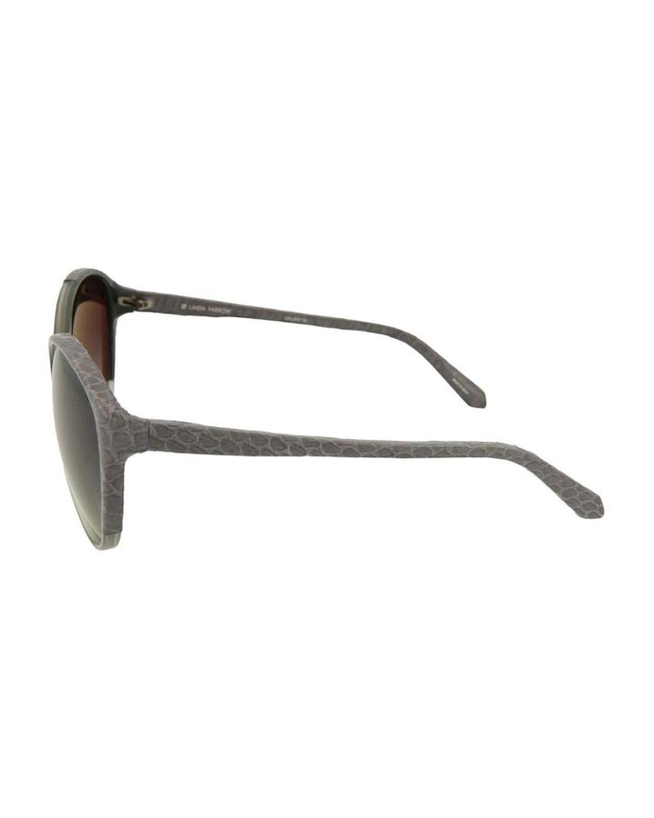 Oversized Acetate/snakeskin Cat-eye
