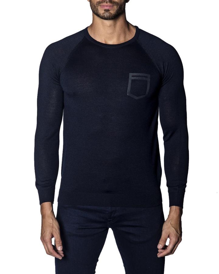 Men's Long-sleeve Wool-blend