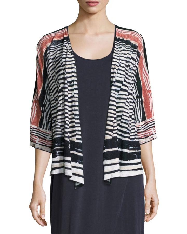 Blue Nile Tissue Tee-style Cardigan