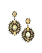 Tamboli Diamond & Opal Drop Earrings
