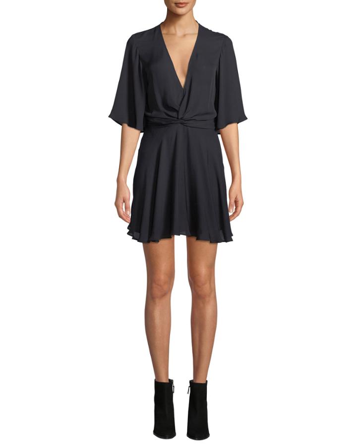 Ava Twist-front Silk