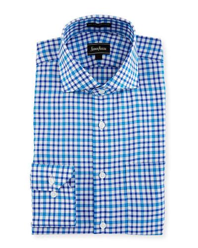 Classic-fit Oxford Check Dress