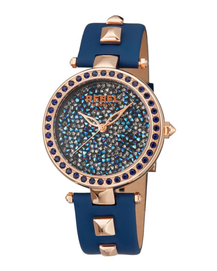 Rockaway Parkway 40mm Crystal Watch W/ Blue