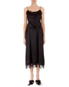 Lace-trim Tie-waist