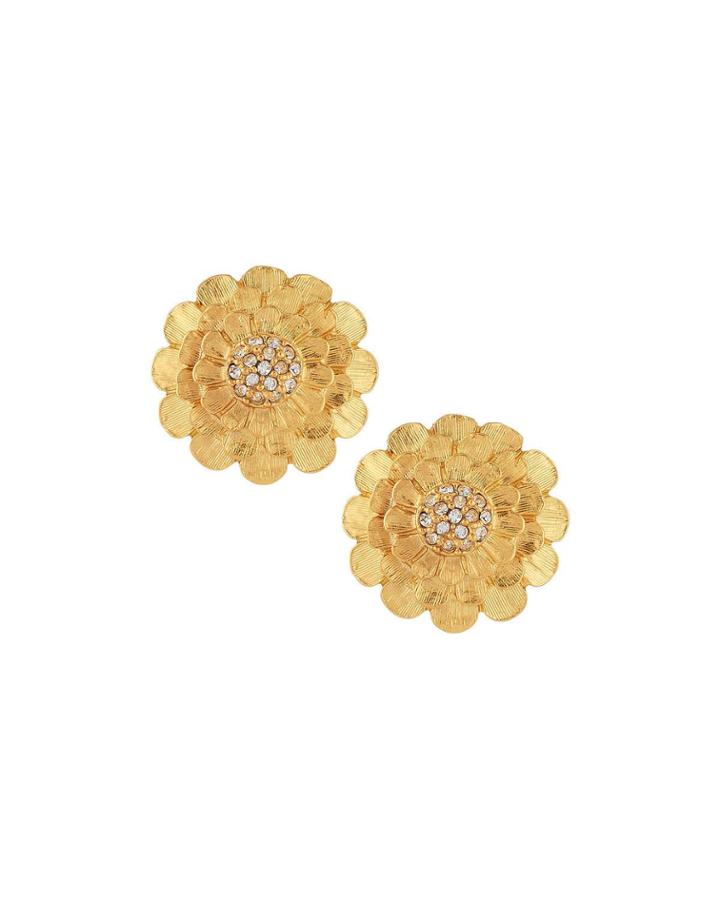 Satin Crystal Flower