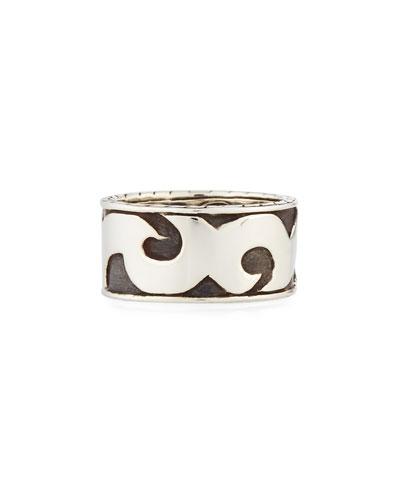 Men's Dayak Silver Band Ring,