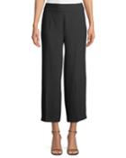 Wide-band Culotte Pants