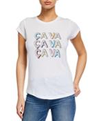 Ca Va Skinny Crewneck Graphic Tee