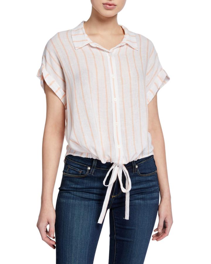 Borrego Striped Tie-hem