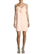 Orchard Tank Ruffled Dress, Orange