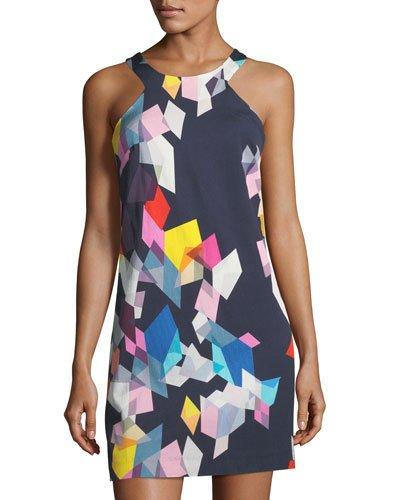 Aptos Geo-print Faille Dress