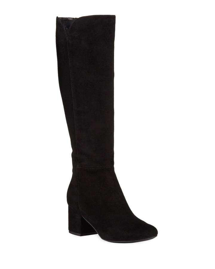 Denise Suede Knee Boots