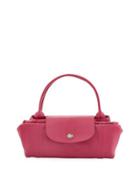 Le Pliage Cuir Small Tote Bag, Pink