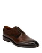 Men's Badux Injected Leather Lace-up Derby