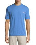 Crewneck Welt-pocket T-shirt, Blue