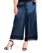 Plus Size Chiffon Aline Crop