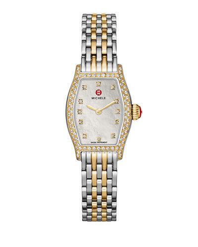 Two-tone Urban Coquette Diamond Bracelet Watch