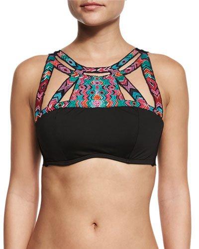 Prisma Embellished High-neck Underwire