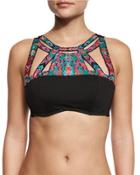 Prisma Embellished High-neck Underwire
