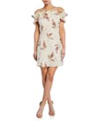 Ivie Off-shoulder Embellished Dress