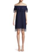 Kalla Fringe Off-the-shoulder