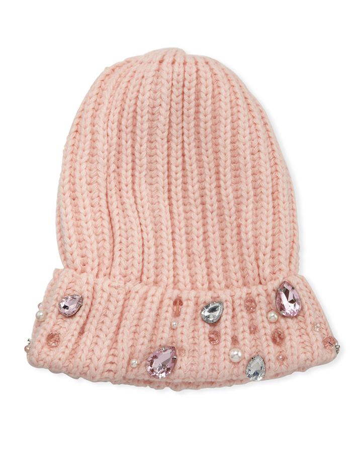 Scattered Gem Jeweled Beanie