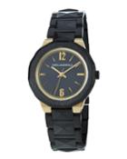34mm Joleigh Bracelet Watch, Black/gold
