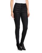 Tux Noir Band Skinny Jeans With Button Fly