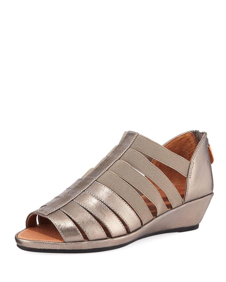 Lana Caged Metallic Leather