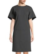 Bloussant Short-sleeve Dress