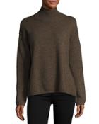 Turtleneck Sweater, Dark Brown