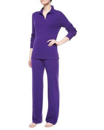 Johnny-collar Cashmere