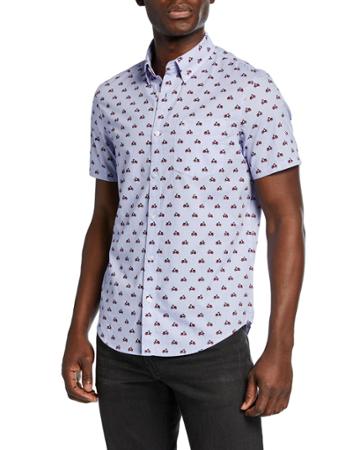Men's Printed Vespa