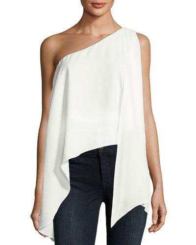 One-shoulder Asymmetrical Blouse
