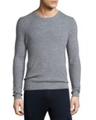 Thermal-stitch Crewneck