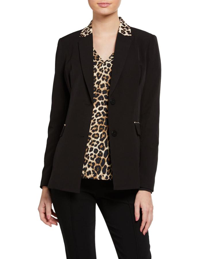 Double-breasted Belted Blazer