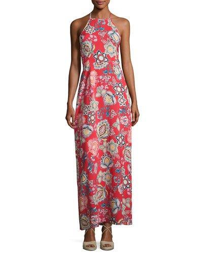 Flawless Halter-neck Maxi Dress,