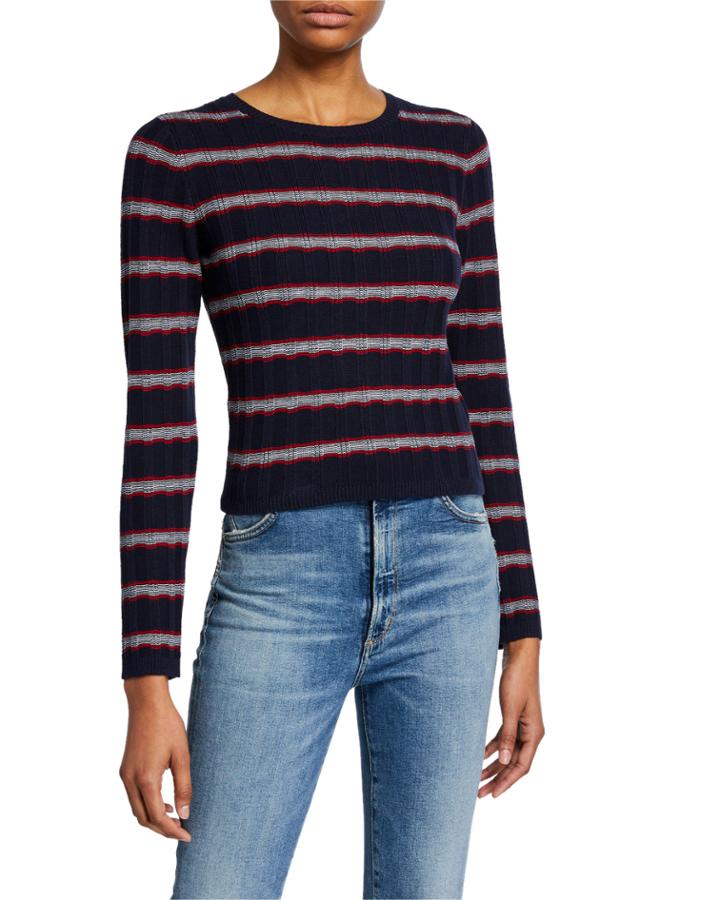 Gravitation Striped Long-sleeve Top