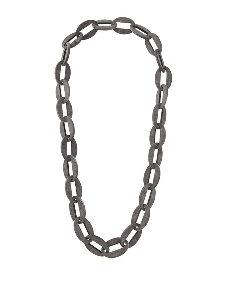 Oversized African Horn Necklace,